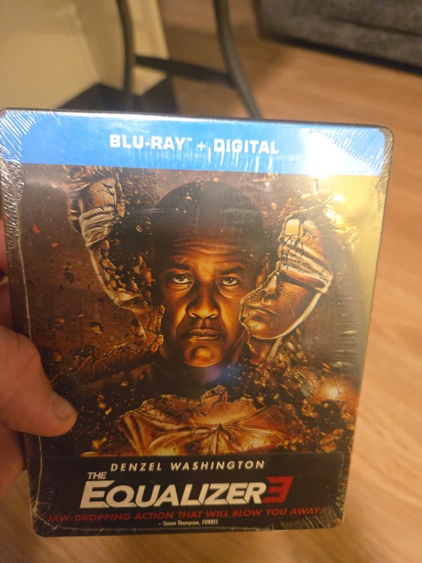 New Steelbook The Equalizer 3 (Blu-ray + Digital + WM)