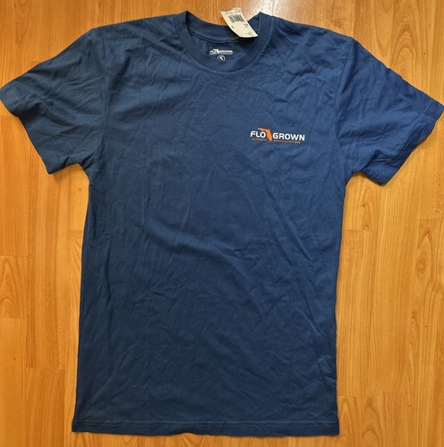 Flo Grown Florida Gators Blue Graphic Double Sided T-Shirt Size Small - Picture 2 of 8
