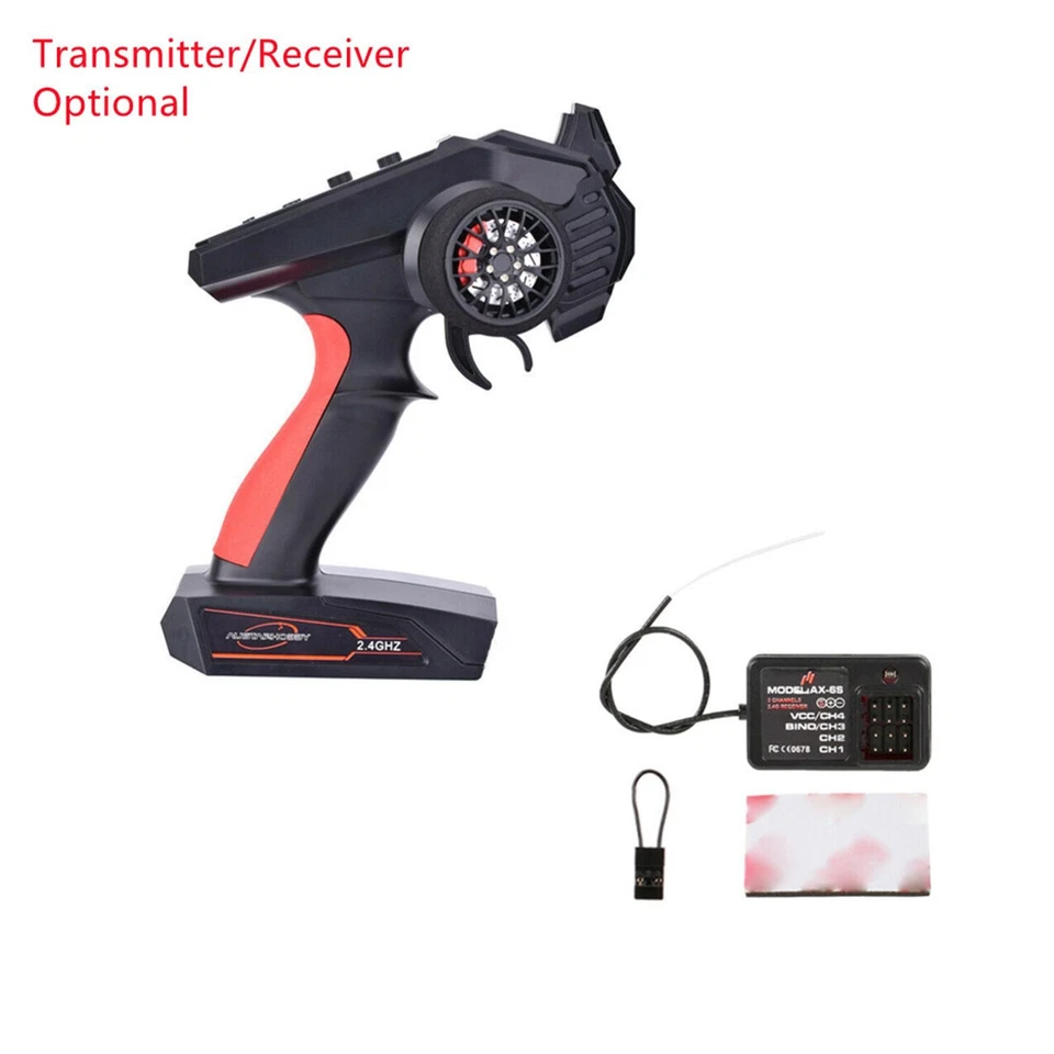 Universal RC Car Boat Model 2.4G 4-Channel Remote Control Receiver Transmitter - image 2 of 4
