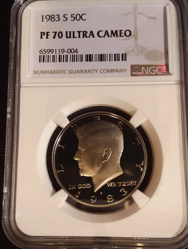 1983-S NGC PF70 ULTRA CAMEO KENNEDY HALF DOLLAR ** TOP POP PERFECT UCAM PROOF **