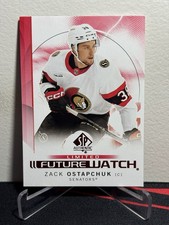 2024-25 SP AUTHENTIC Hockey ZACK OSTAPCHUK #126 LIMITED RED FUTURE WATCH ROOKIE