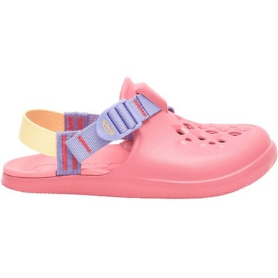 Chaco Chillos Clog Sandals Youth Girls Size 5 Pink Slip On Comfort w Box