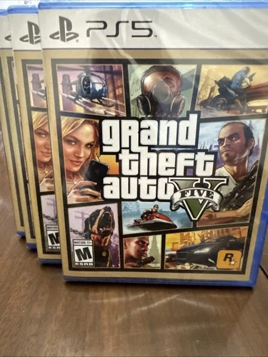Grand Theft Auto V -PS5 -  Brand New - Factory Sealed PlayStation 5 GTA5