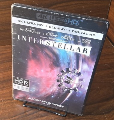 Interstellar 2014 (4K/Blu-ray)-NEW (Sealed)-Free Shipping with Tracking