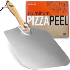 Adjustable Pizza Peel 12x14 or 16x14 Aluminum Paddle w/ Swivel Lock Handle