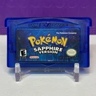 Pokemon Sapphire Version GBA [Authentic – New Battery] Gameboy Advance Cartridge