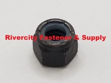 1-8 Grade 8 Lock Nuts 1x8 Stop Lock Nut 1" x 8 Locking Nut Black