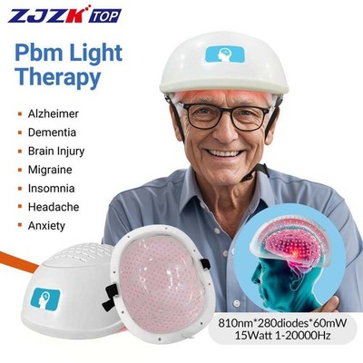 Photobiomodulation Brain Helmet 810nm Near Infrared Light Therapy for Depression