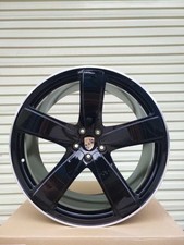 4X Neue Felgen 5X112 Schwarz Alufelgen Für Porsche Macan Turbo S Felgen