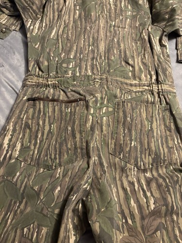 Vintage Liberty Camo Coveralls Men’s Large 38-40 Realtree Hunting Outdoor USA - Picture 5 of 5
