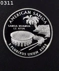 2009 S American Samoa Territory State Quarter "Proof/BU"