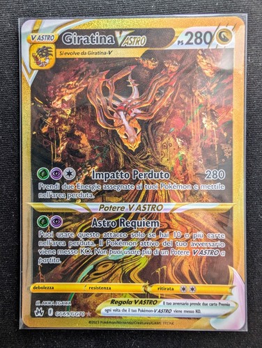 Pokemon Zenit Regale Ita V Astro Gold NM+ 4 Cards lot - Foto 3 di 5