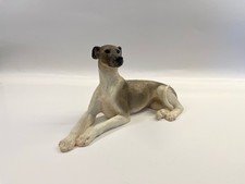 Vintage 1999 Castagna Italy Greyhound Dog Figurine Lying Down