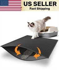 Pieviev Cat Litter Mat Double Layer Waterproof Urine Proof Trapping Mat 1 Pack