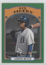 2021 Topps Heritage Minor League Edition Green Border /75 Adinso Reyes #62 8ju