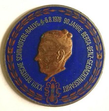 Plakette Schnauferl-Rallye 1978 90 Jahre Berta Benz Gedächtnisfahrt Sammler