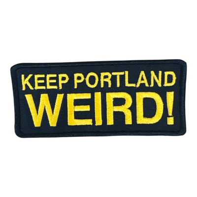 #ad Keep Portland Weird Patch 4” Embroidered Sew On Iron On or Hook amp; Loop $7.99