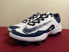 Nike Alpha Huarache Elite 4 Low MCS Baseball Cleats Navy FD6255-107 Size 11 NEW