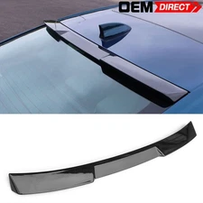 Fits 23-25 Honda Accord Carbon Fiber Print Roof Spoiler Deflector ABS IKON Style