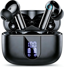Wireless Earbuds Bluetooth 5.4 Ear Buds, Hi-Fi Stereo Bass Ear Buds with 48H Pla