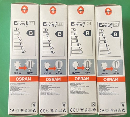 OSRAM PLUS DULUX 42W/830 3200Lm T/E GX24q-4 Warm White 4 X PACK - Picture 2 of 5
