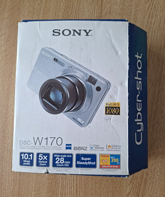 Kamera  Sony Cyber-shot DSC-W170 10.1 MP  in OVP   Y2K   Geprüft