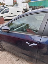 2014 VW VOLKSWAGEN PASSAT B7 SALOON NSF PASSENGER SIDE FRONT LEFT BARE DOOR BLUE