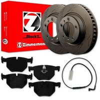 Zimmermann Sport Bremsscheiben 320Mm + BelÄGe Hinten Passend FüR Bmw 5Er E61
