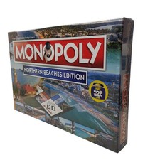 MONOPOLY Northern Beaches Edition Board Game New Sealed Rare Hasbro TOP TRUMPS