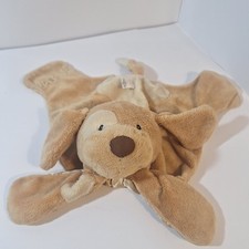 Baby Gund Security Blanket Brown Spunky Puppy Dog Huggybuddy Lovey 058968