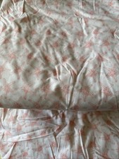 Queen Size Pink Starfish Print Sheet Set Coastal Beach