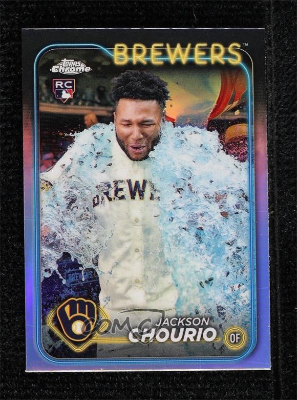 2024 Topps Chrome Update Image Variation SP Jackson Chourio #USC18 16wc