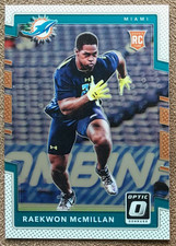 2017 Donruss Optic Rookie #131 Raekwon McMillan Miami Dolphins NFL Football Card