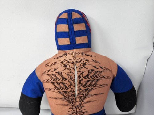 Peluche 16" WWE Wrestler Brawling Buddies Rey Mysterio Zack Ryder Mattel USATO - Foto 10 di 12