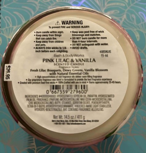 BATH AND BODY WORKS LARGE 3 WICK CANDLES 14.5 oz. Jar Choose ur FAVE from MENU! - Picture 103 of 205
