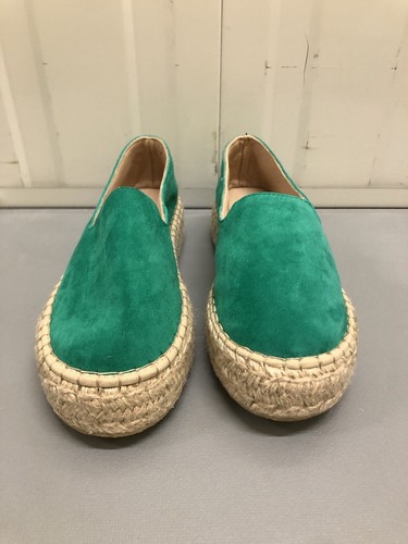 Marks & Spencer Echt Wildleder Plateau Espadrilles Schuhe UK 6 EU 39,5 Grün 40£ - Bild 4 von 10