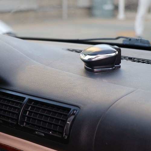 Car Shell Shape LED Blue Light W/ Detachable Base Inside Car Ashtray Universal, - Picture 9 of 12