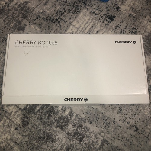 CHERRY KC 1068 USB BLACK WATERTIGHT WATERPROOF KEYBOARD JK-1068GB-2, NEW - Picture 2 of 3