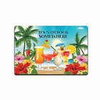 It's 5 o'Clock Somewhere 8X12 Tin Sign Margaritaville Tropical Tiki Bar Island