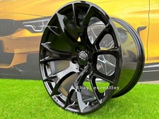 4 x 20 Inch 5x115 Gloss Black Wheels: Fits For Dodge SRT Challenger Hellcat