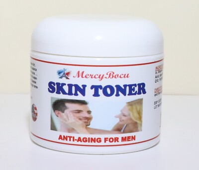 NATURAL HEALTH SKIN TONER IN CREAM FOR MEN - 100% ORGANICS - MADE IN USA