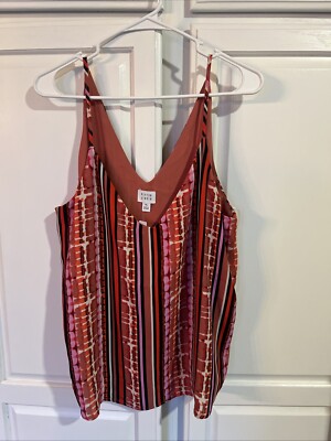 Women s Payton Jensen multicolor Cami Tank Top Size XL