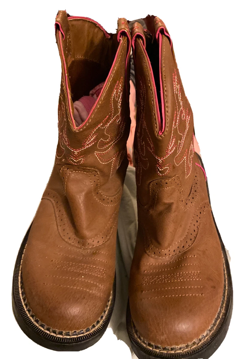 Little girl top roper boots