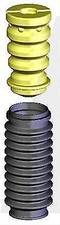 KYB SB107 Shock Boot Strut Rubber Black Each