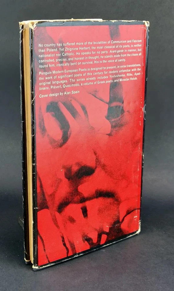 Zbigniew Herbert ​1st Ed 1968 Selected Poems Penguin Library Edition HC w/DJ - Image 2 of 4