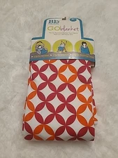 NWT Bazzlebaby Go Blanket Clip to Carseat Stroller Nursing Cover Bright Petals 