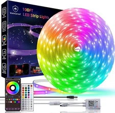 100ft Outdoor Led Strip Lights, IP65 Waterproof LED