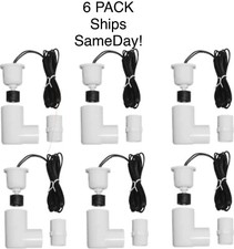SS2 Style Condensate Overflow Safety Switch 3/4 PVC Float Switch 6 PACK DIY/HVAC