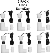 SS2 Style Condensate Overflow Safety Switch 3/4 PVC Float Switch 6 PACK DIY/HVAC