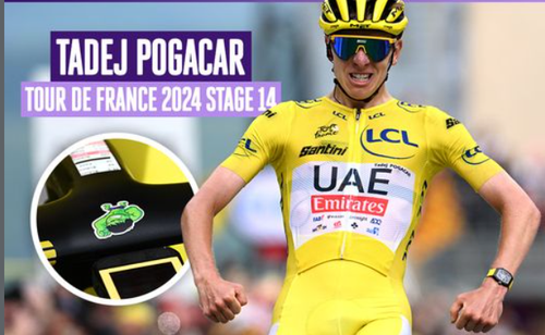 Tadej Pogacar ‘ Hulkster ‘ Enamel Pin Badge. Giro d’Italia Maglia Rosa Pink 2024 - Picture 2 of 3